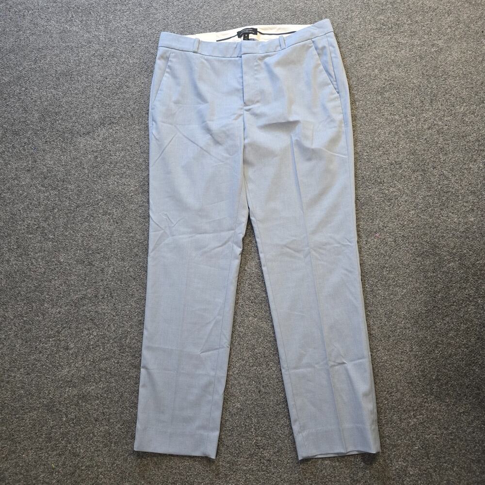 Banana Republic Pants Womens Size 12 Blue Ryan Straight Mid Rise Career Capsule